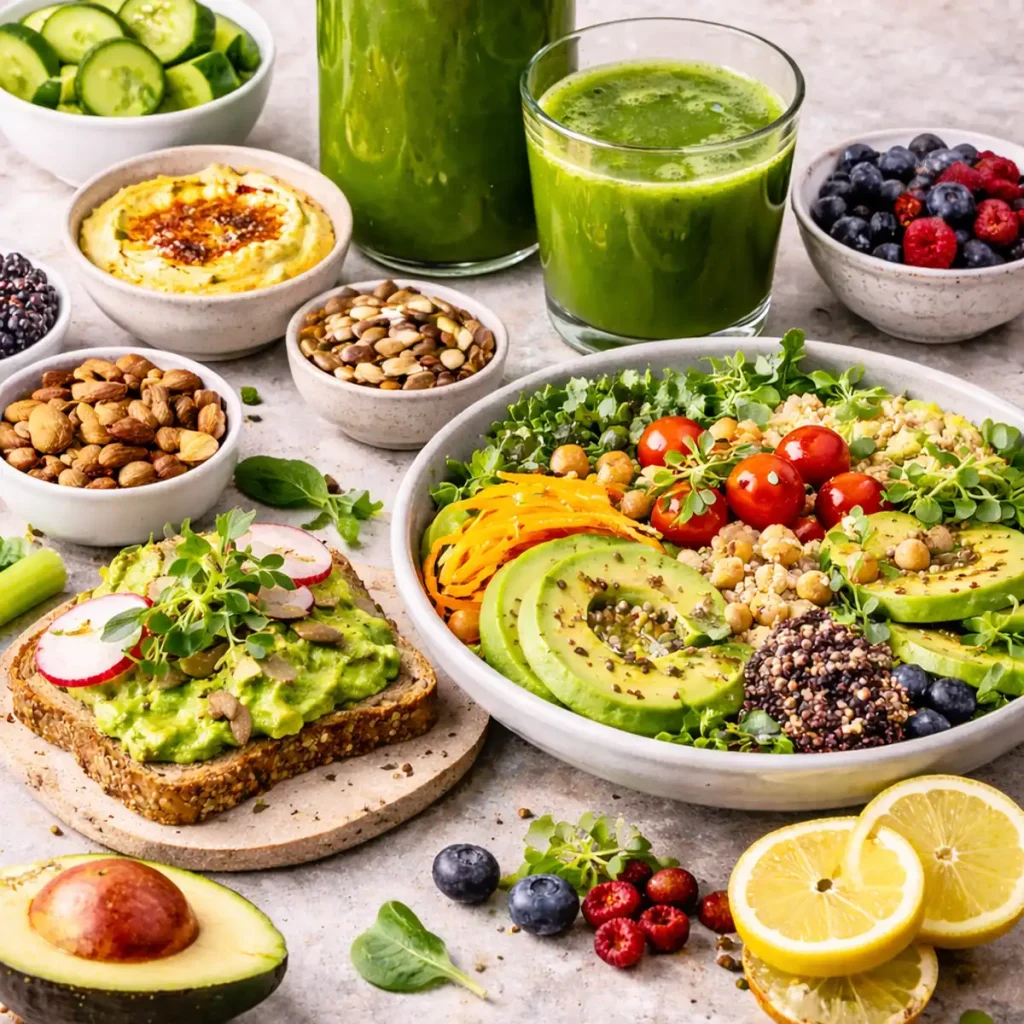 detox diet, healthy recipes, inflammaging