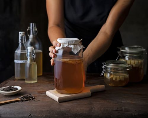Kombucha Benefits Guide To Support Gut Health and Detox kombucha, fermented tea, gut health